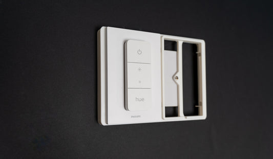 Philips Hue Double Dimmer V2 Mount for UK Light Switch