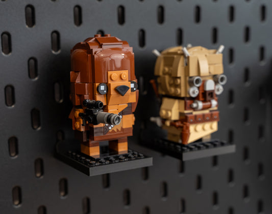 Lego Brickheadz mount for Ikea Skadis Pegboard