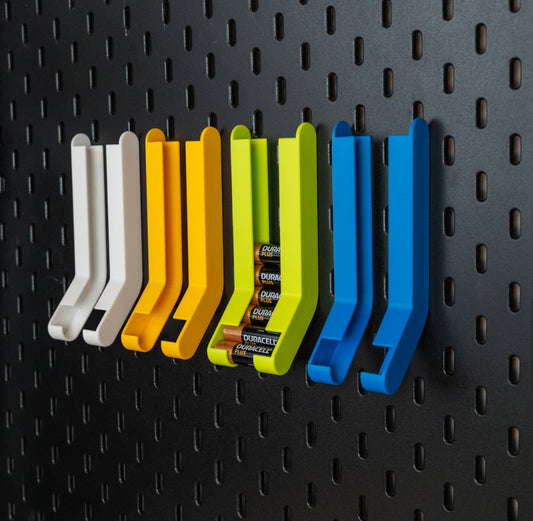 Ikea Skadis AA Battery Dispenser Pegboard Holder