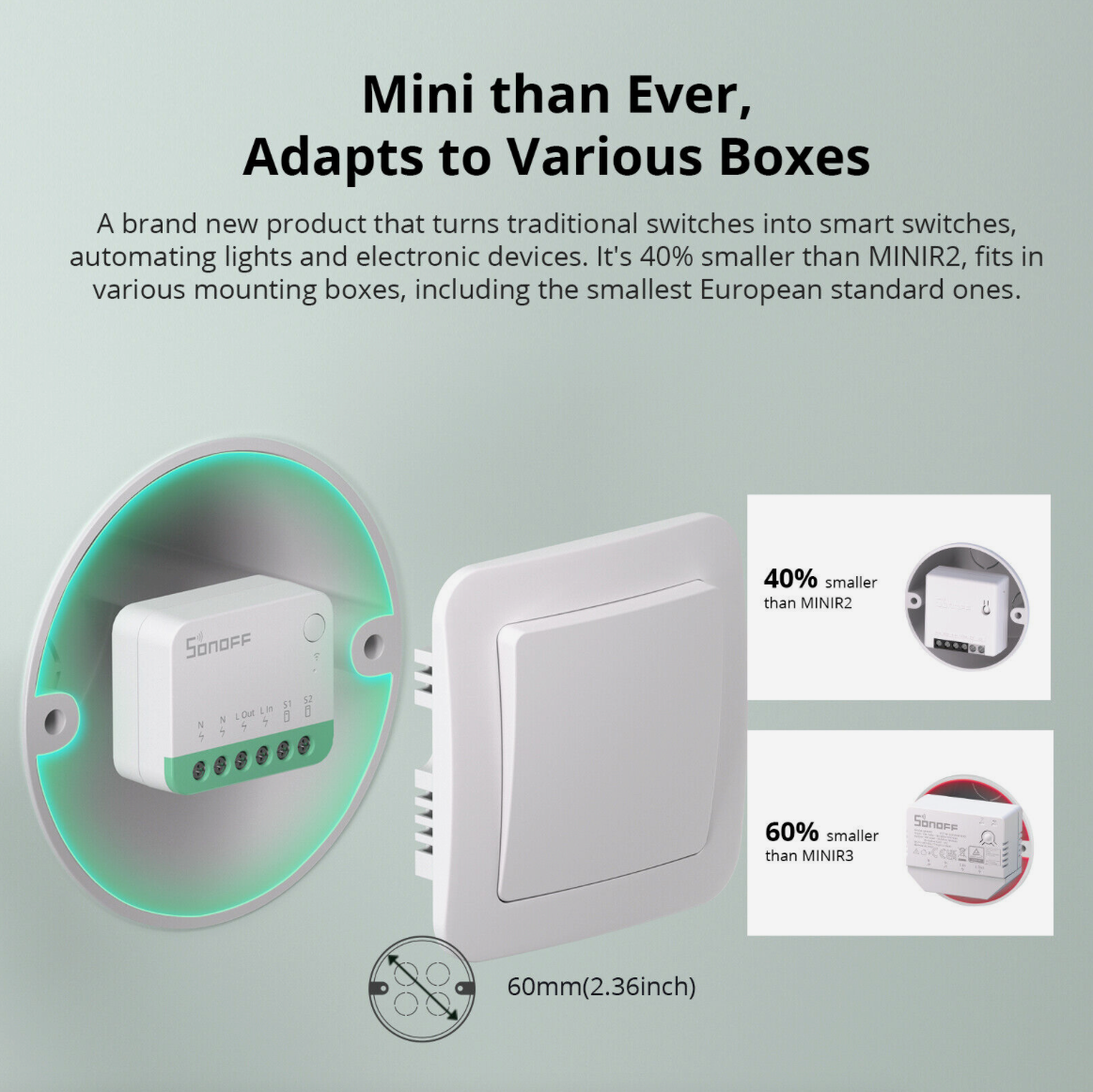 Sonoff MINIR4M WiFi Smart Switch - Matter Compatible