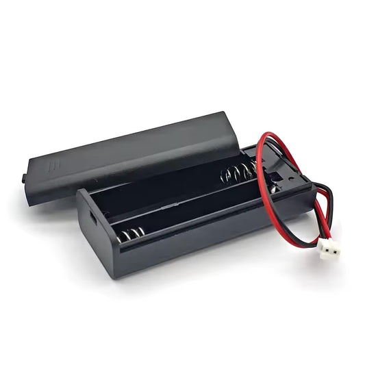 2x AAA battery holder with switch