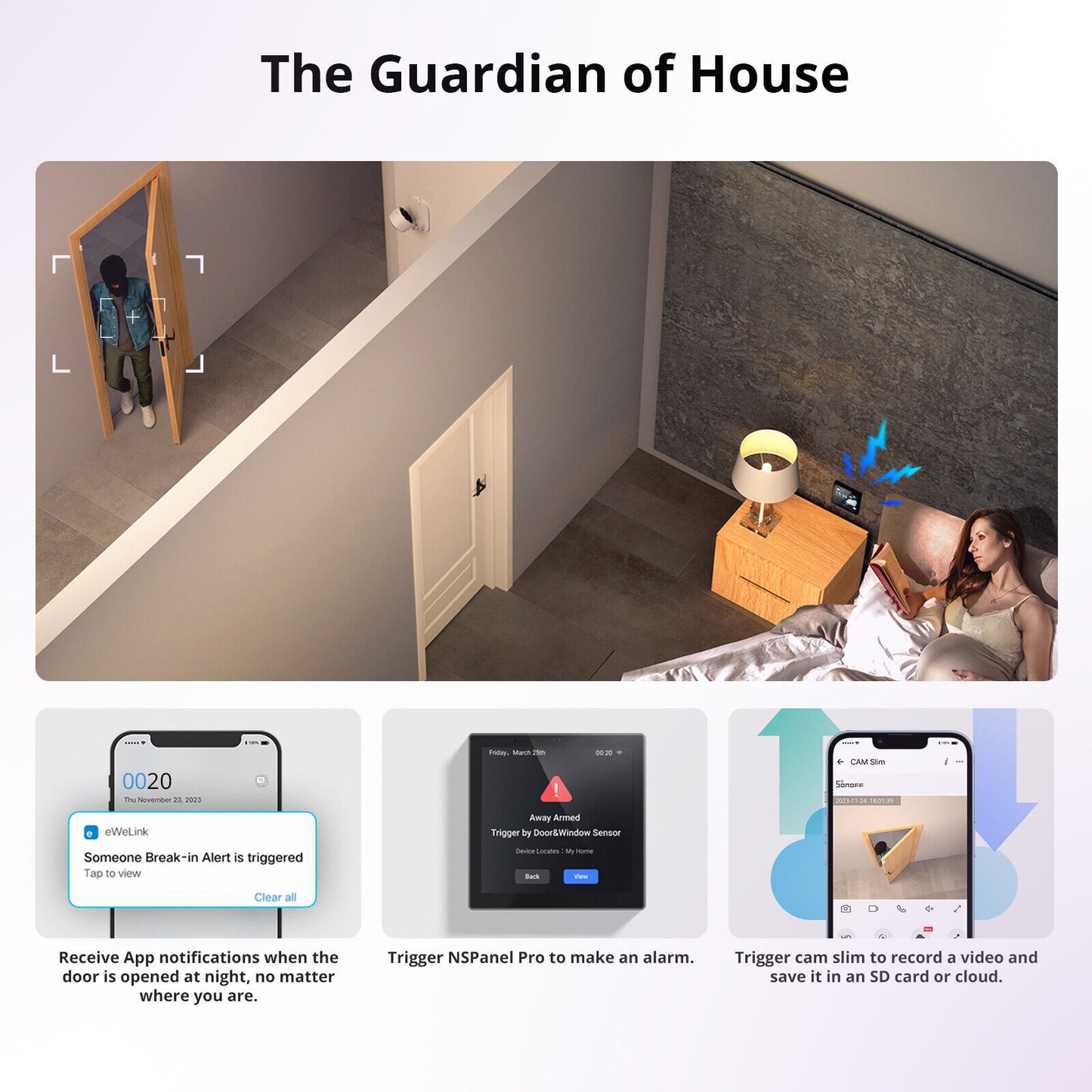3x Sonoff SNZB-04P - ZigBee Door/Window Sensor