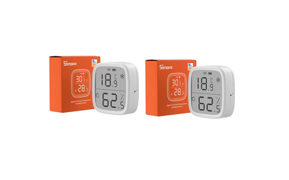 2x Sonoff SNZB-02D - ZigBee LCD Temperature & Humidity Sensor