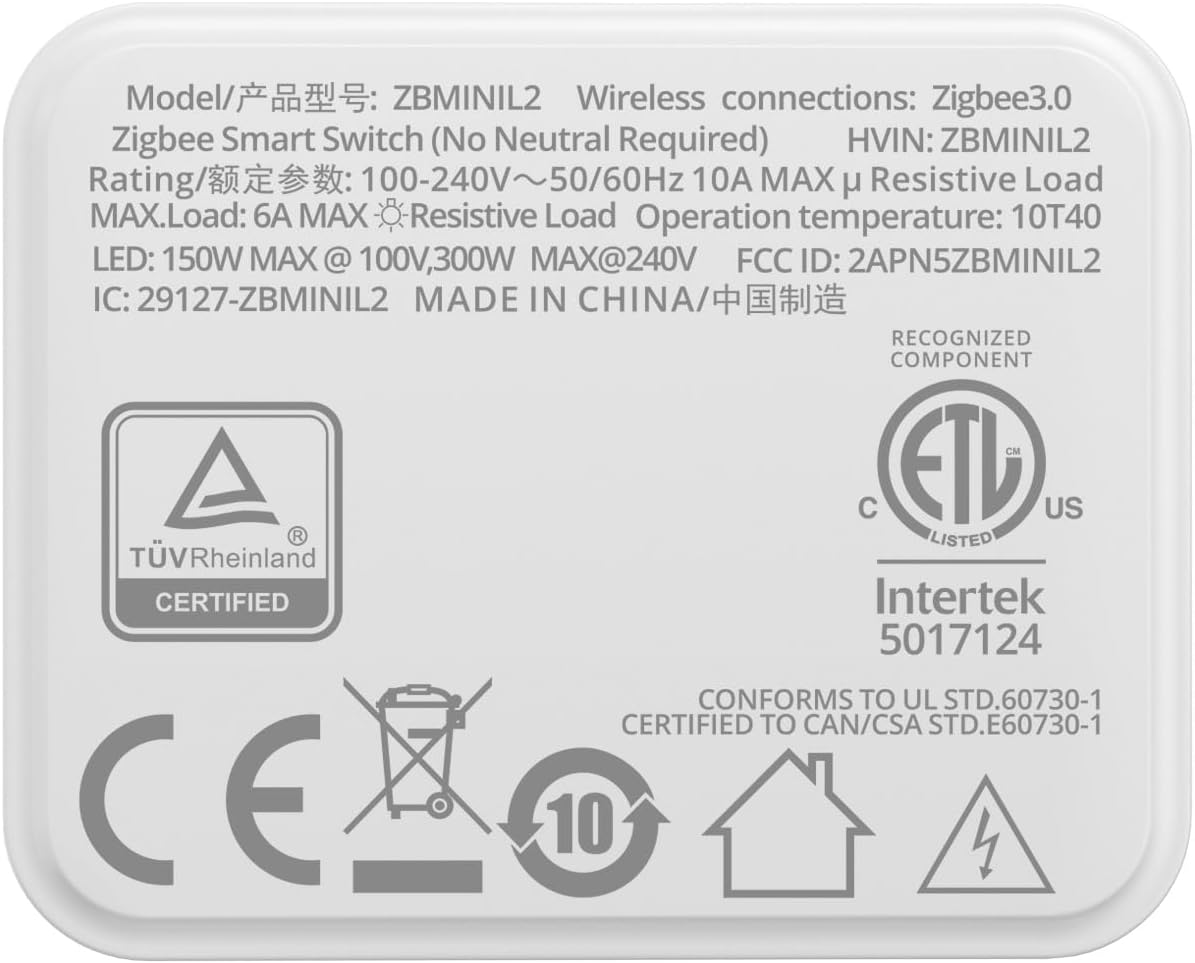 Sonoff ZBMini L2 - ZigBee Extreme Smart Switch