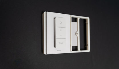 Philips Hue Double Dimmer V2 Mount for UK Light Switch