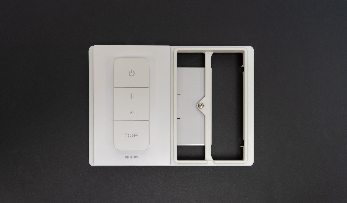 Philips Hue Double Dimmer V2 Mount for UK Light Switch