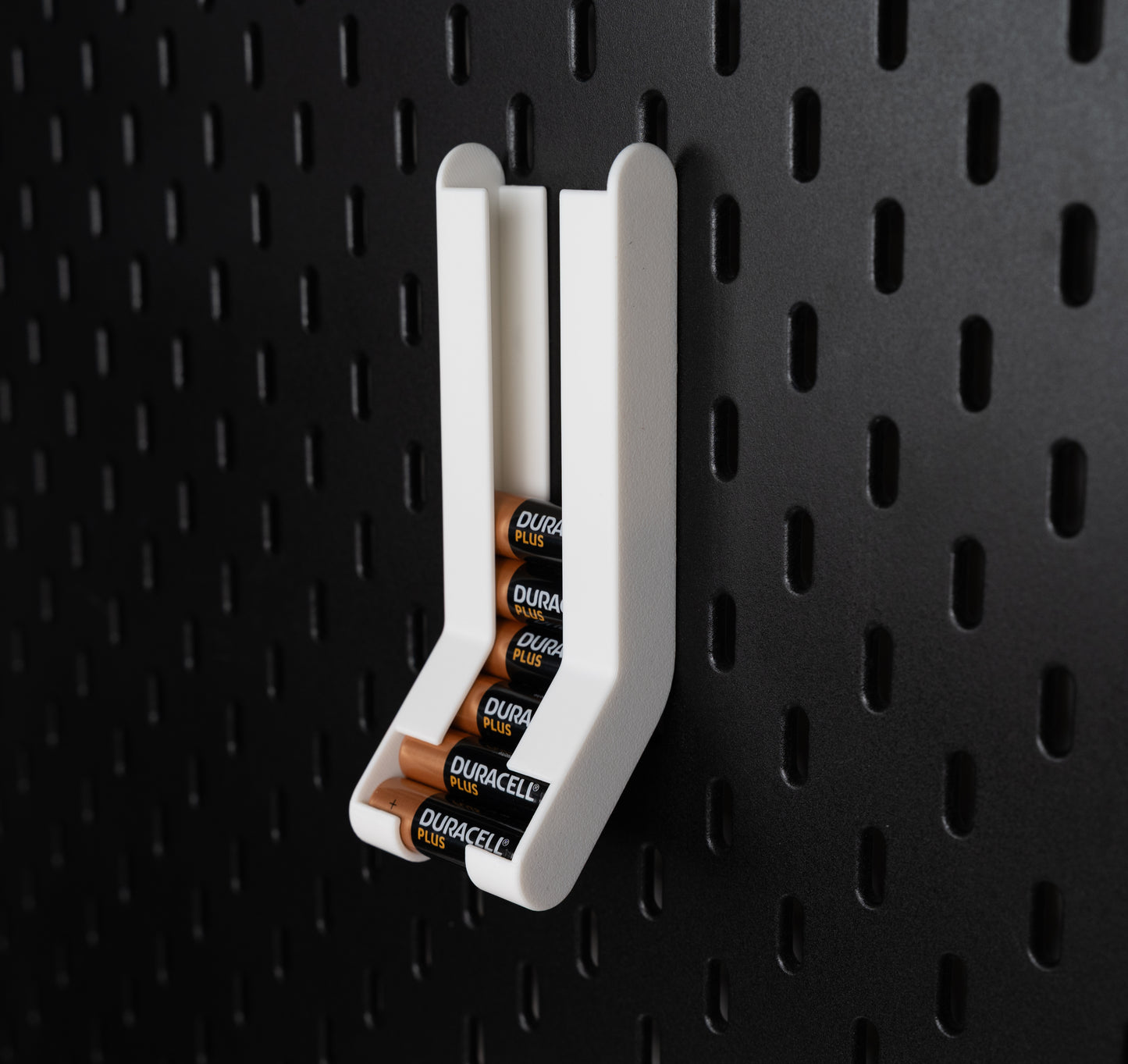 Ikea Skadis AA Battery Dispenser Pegboard Holder