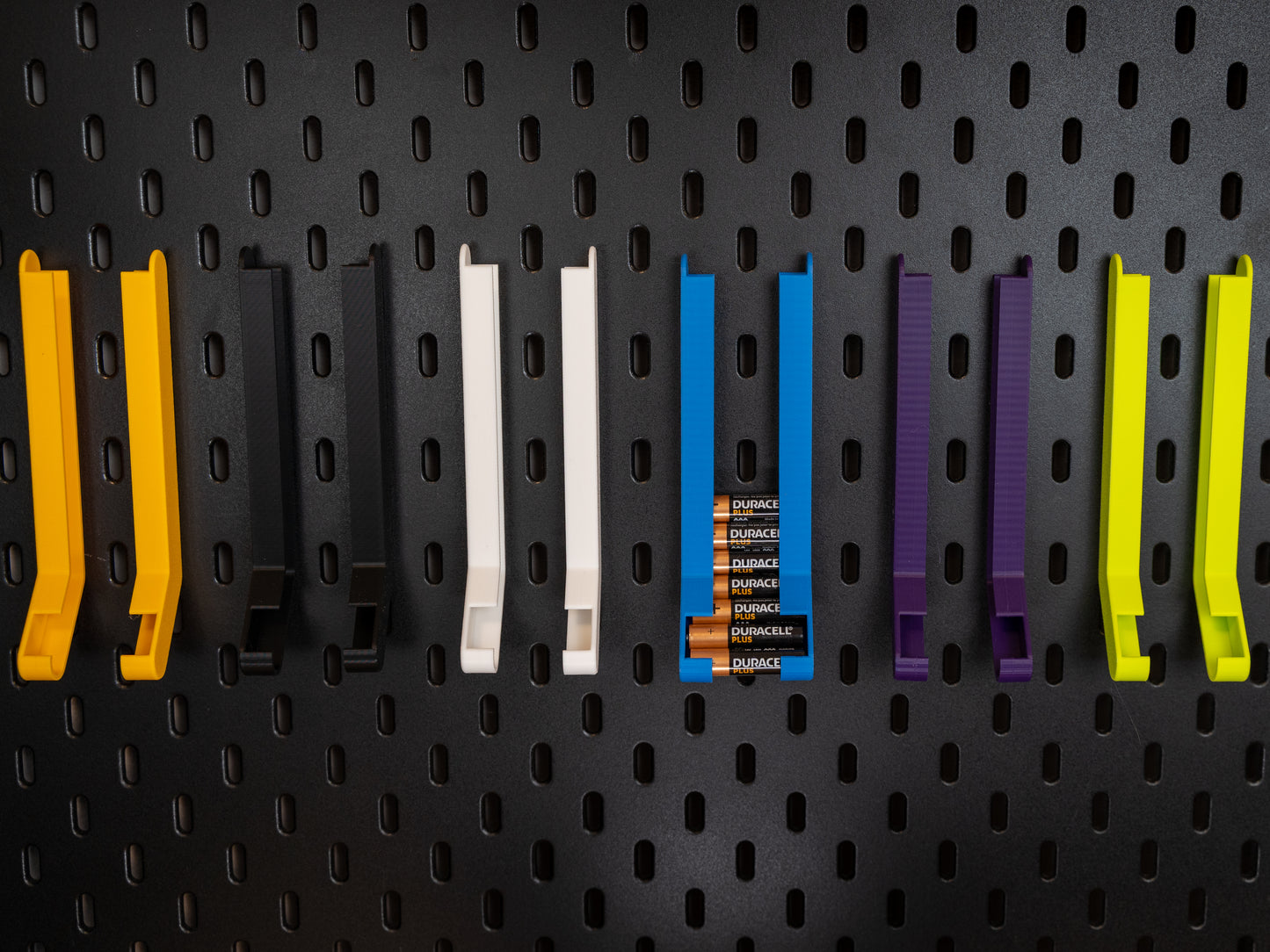 Ikea Skadis AAA Battery Dispenser Pegboard Holder