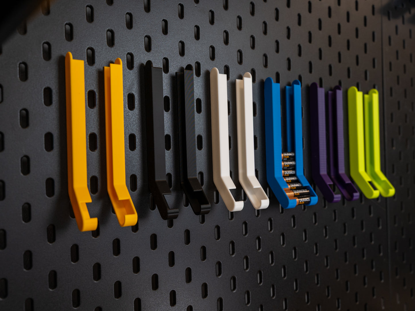 Ikea Skadis AAA Battery Dispenser Pegboard Holder