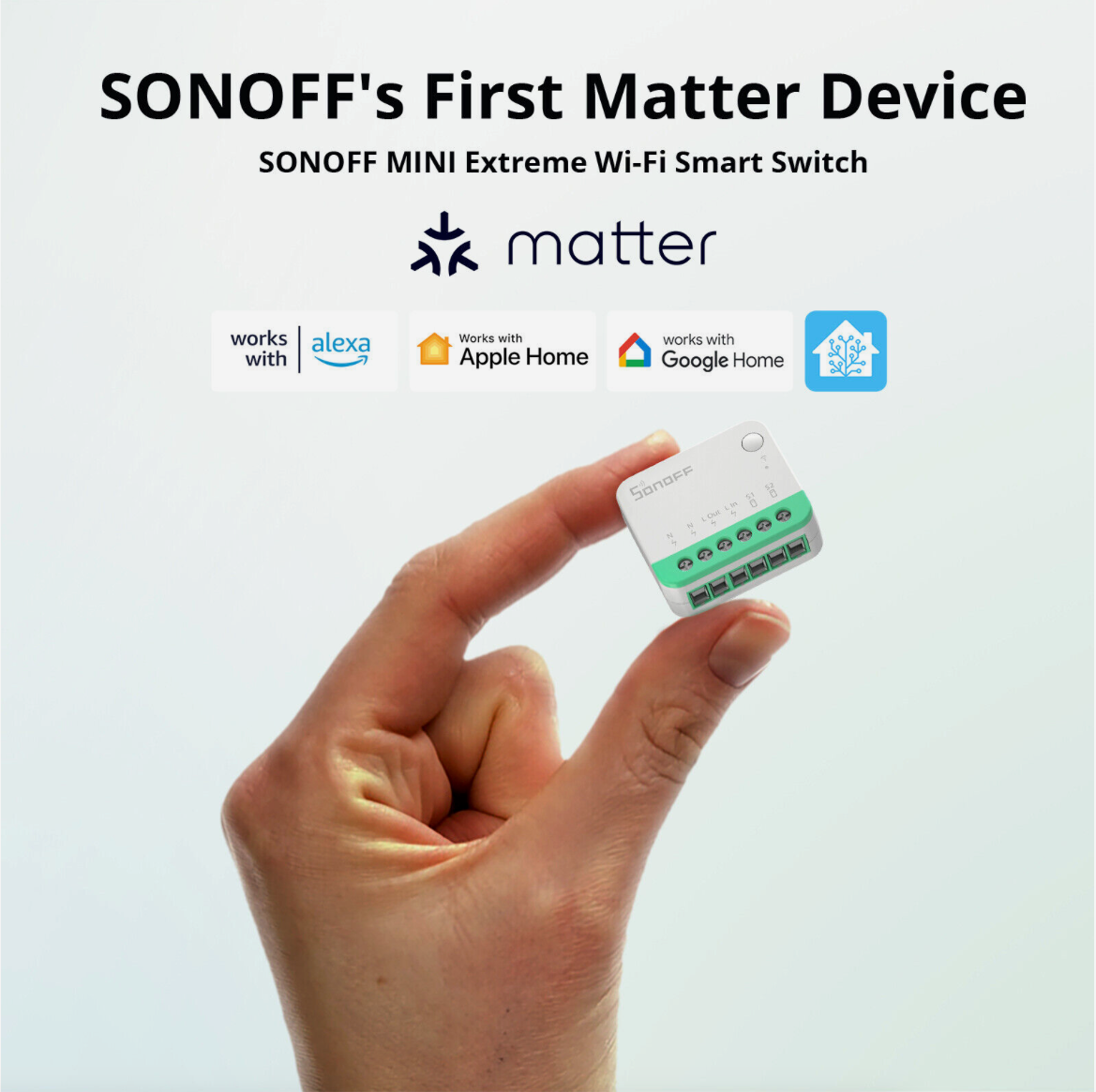 Sonoff MINIR4M WiFi Smart Switch -  Matter Compatible