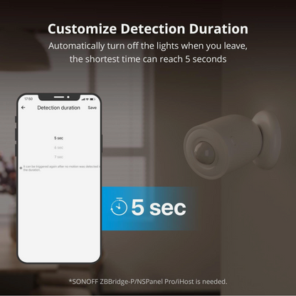 Sonoff SNZB-03P - ZigBee Motion Sensor