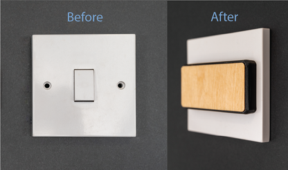 Magnetic UK Light Switch Cover for Smart Bulbs