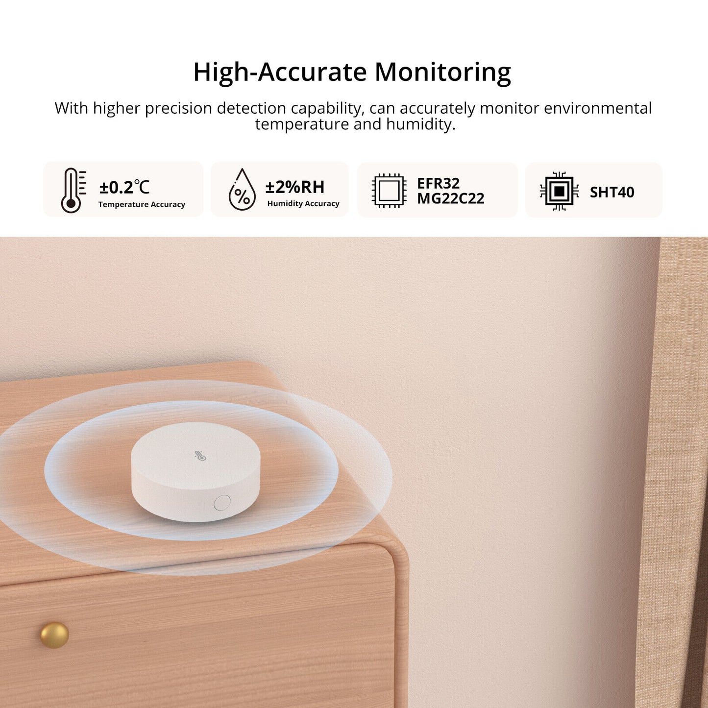 Sonoff SNZB-02P - ZigBee Temperature & Humidity Sensor